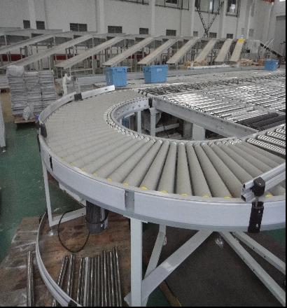 180°轉(zhuǎn)彎滾筒輸送機(jī)