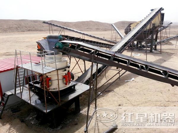 圓錐式破碎機客戶現場