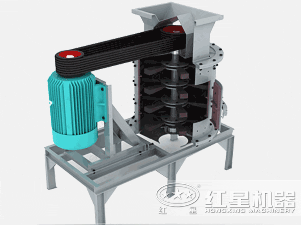 石料破碎機動態原理圖