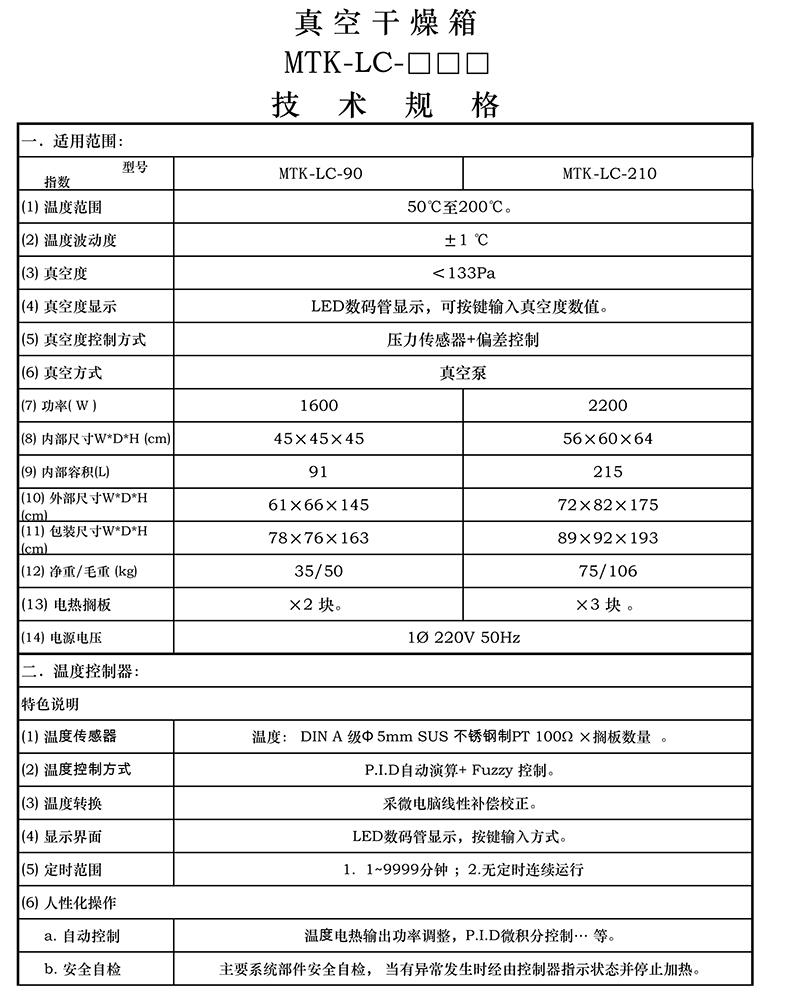 技術參數1