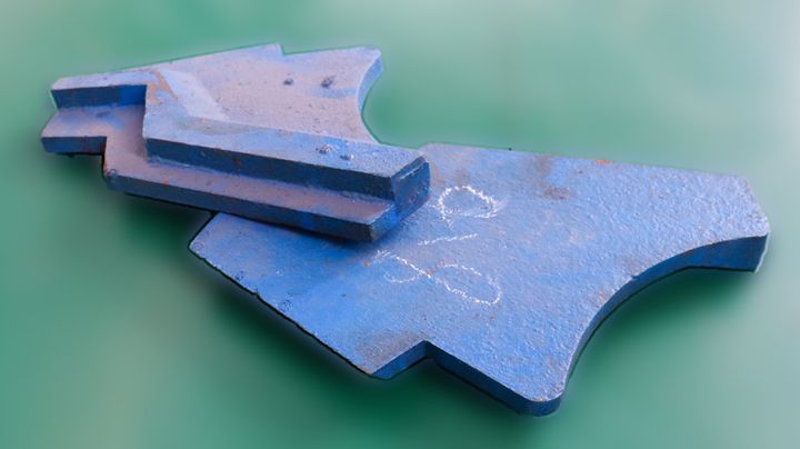 沖擊式破碎機(jī)導(dǎo)流板