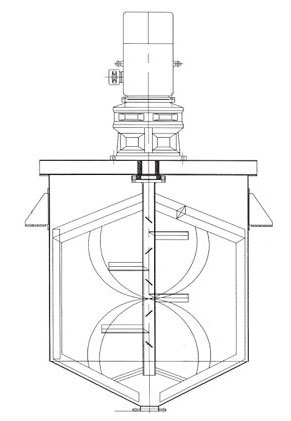 真石漆攪拌機工作原理